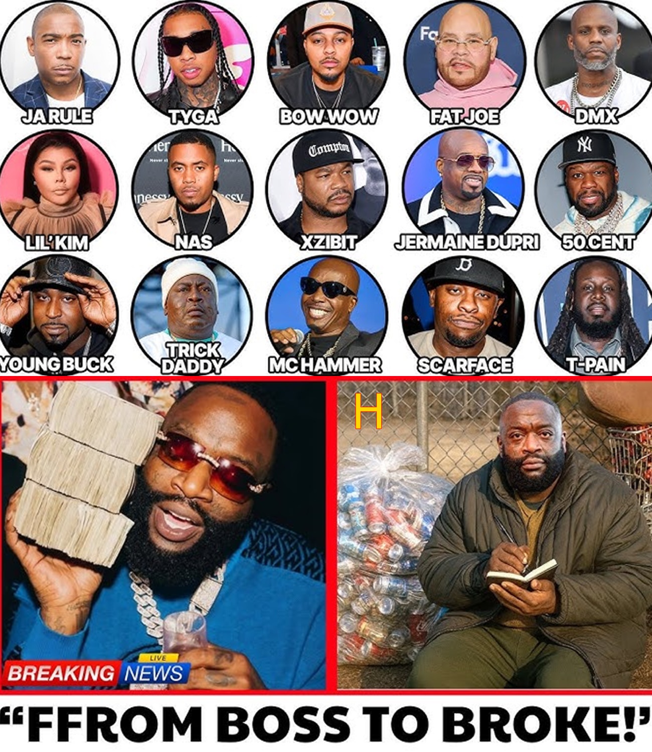 15 Rappers Who Went Broke Instantly
