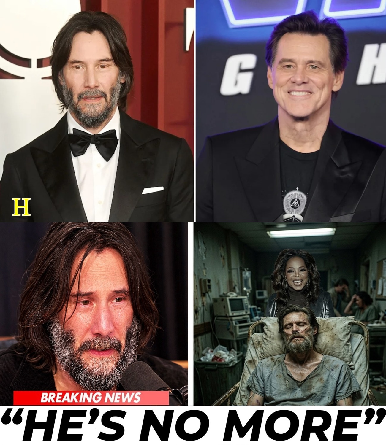 Keanu Reeves Breaks Down Revealing What Happened To Jim Carrey (They Replaced Him)