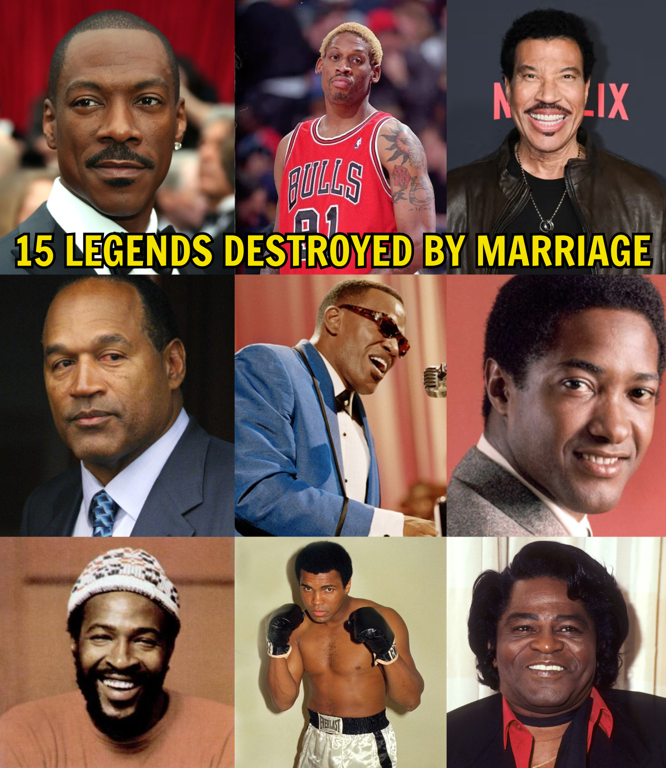 15 Black Celebrities Who Married Ugly Wives