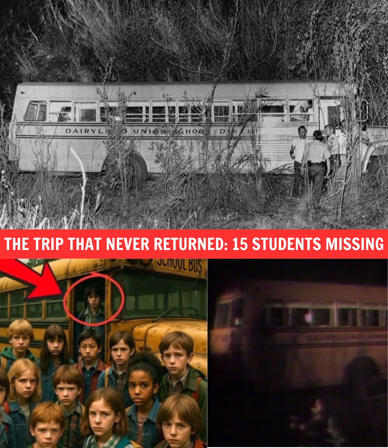 15 Children Vanished on a Field Trip in 1986 — 39 Years Later, the School Bus Is Found Buried