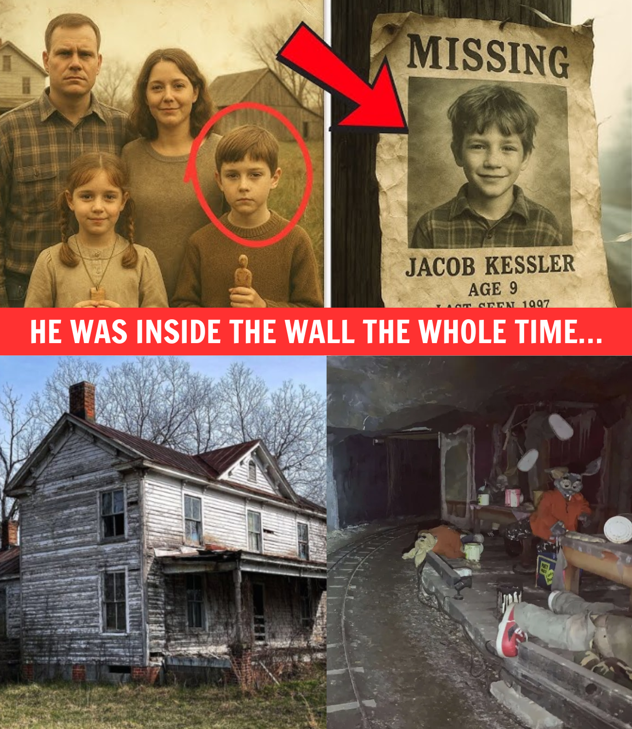 Her Brother Vanished in 1997 — 28 Years Later, She Found a Wall That Was Breathing