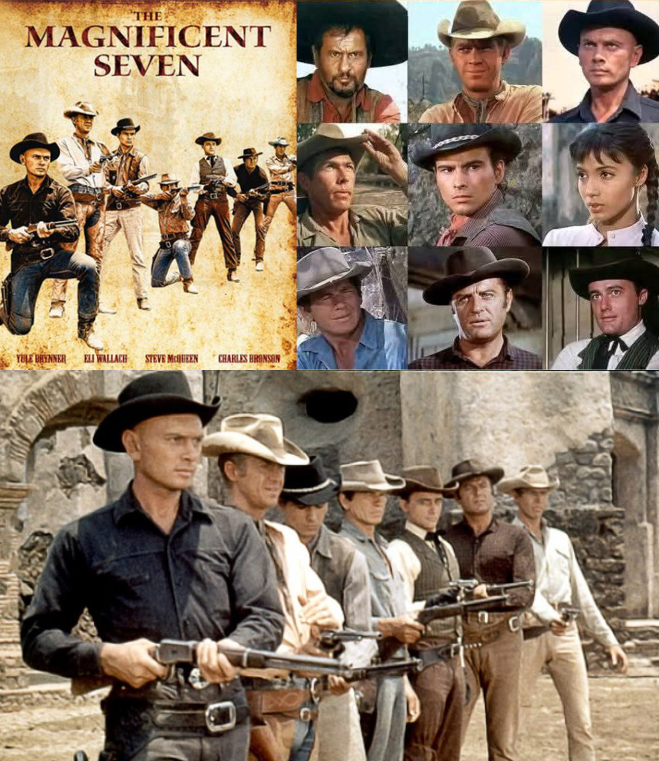 THE MAGNIFICENT SEVEN 1960 Cast Then and Now 2023, A Tribute to Heroes