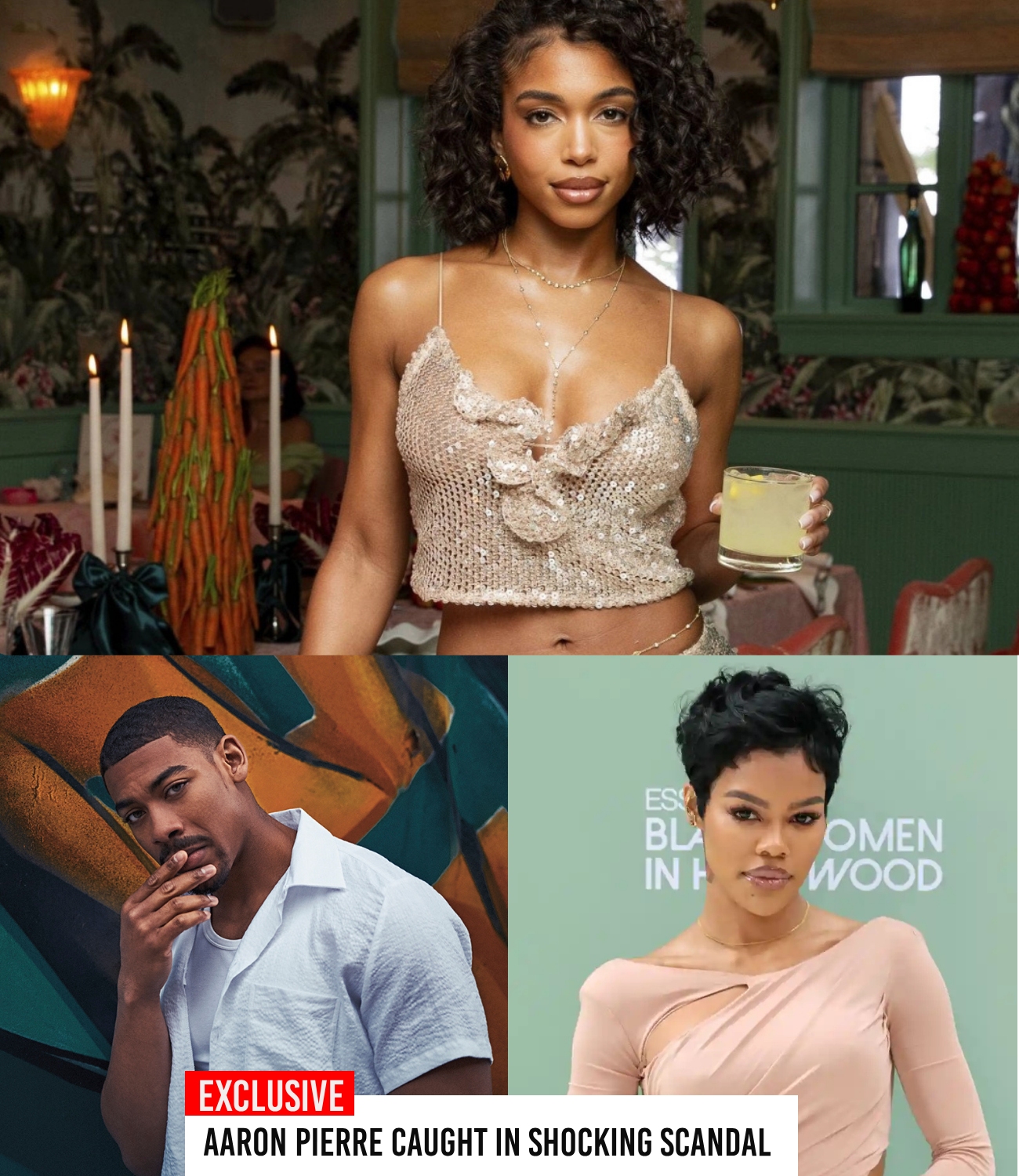 Lori Harvey UNMASKS Aaron Pierre Using Teyana Taylor – Shocking Secrets Revealed!