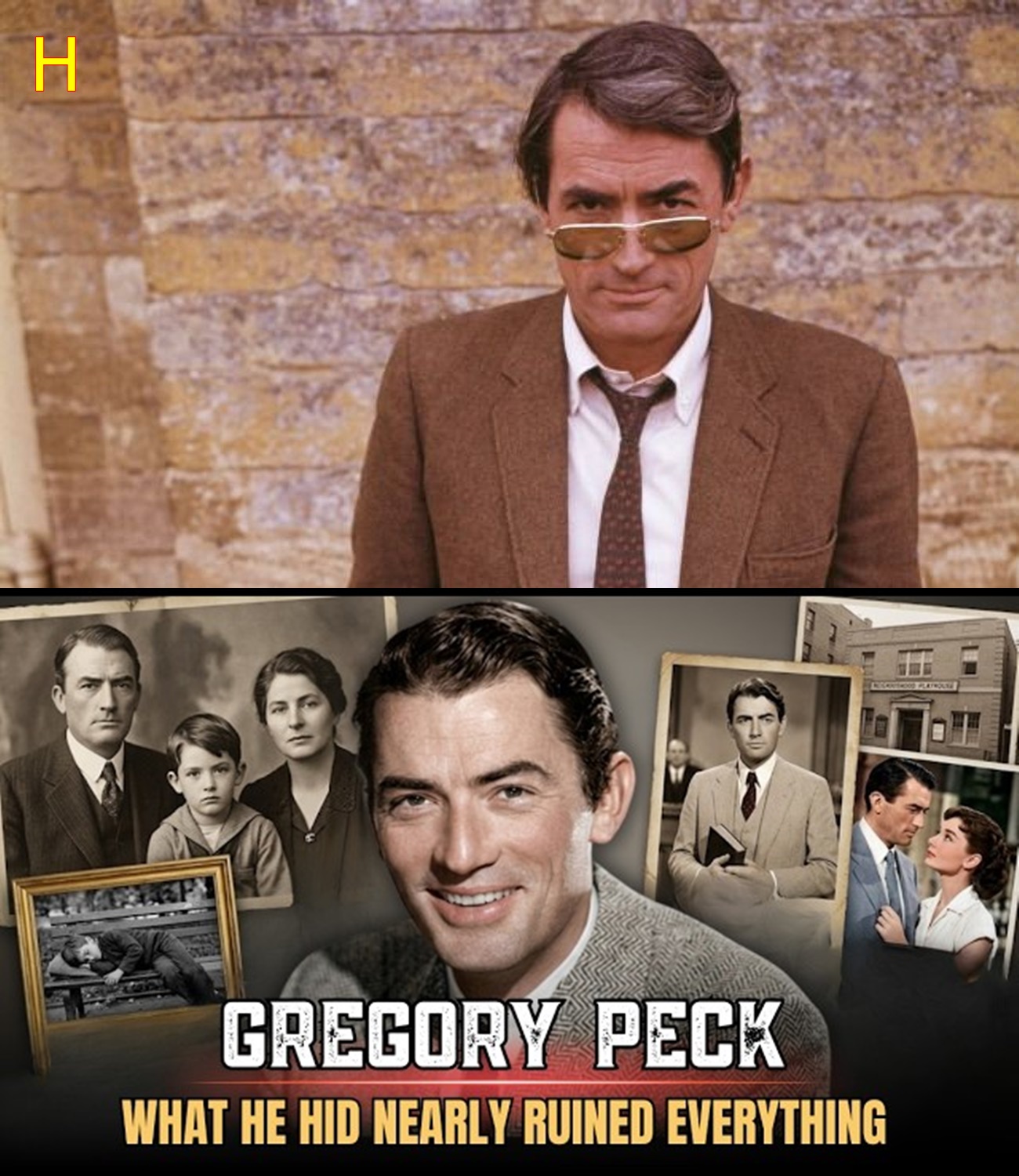 Gregory Peck : Once Hollywood’s Moral Icon — What He Hid Nearly Ruined Everything