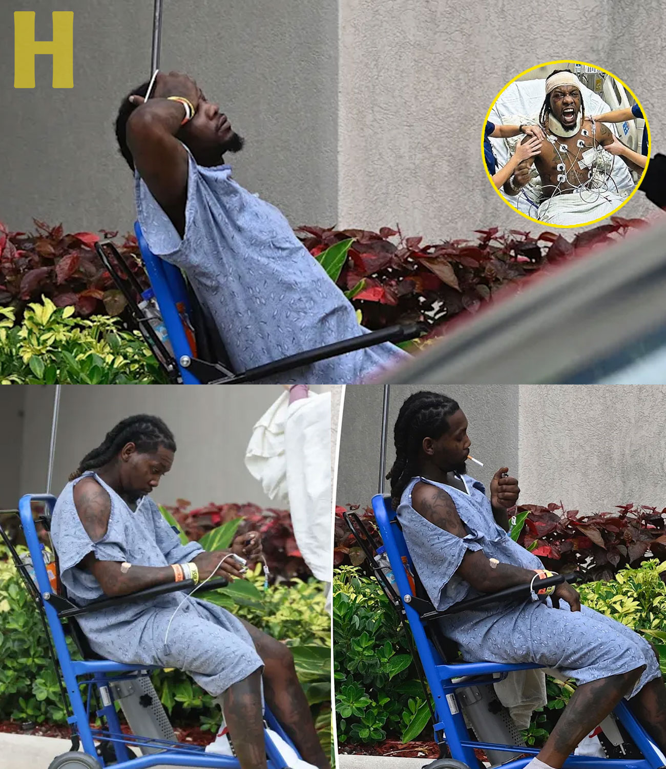 New Hospital Footage Of Offset Goes Viral