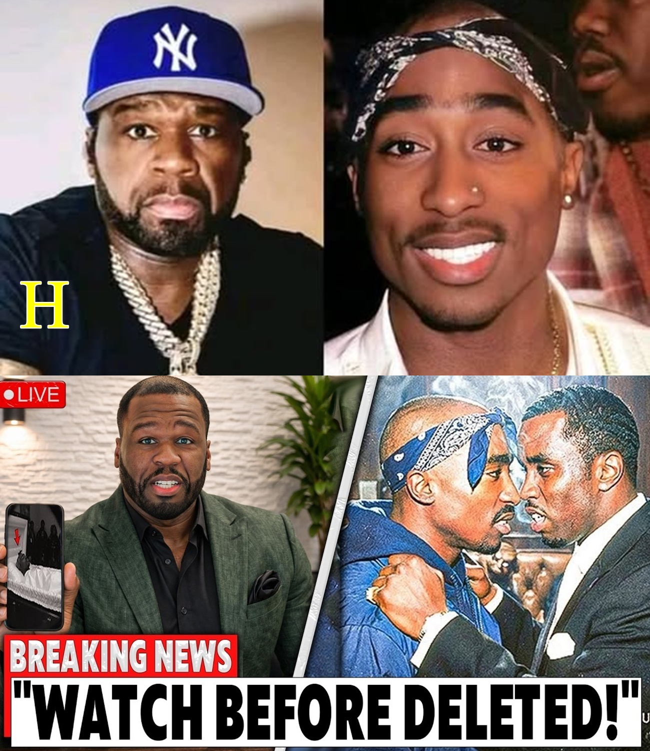 50 Cent Speaks Out on Tupac Shakur as Netflix Documentary Fuels Sean “Diddy” Combs Discussion