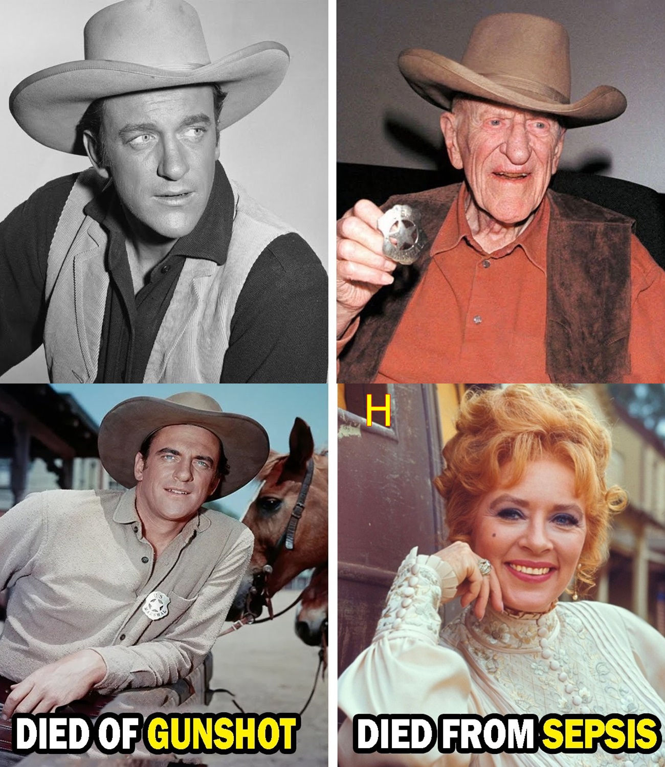 GUNSMOKE (1955–1975) Cast THEN AND NOW, Who Is Still Alive?