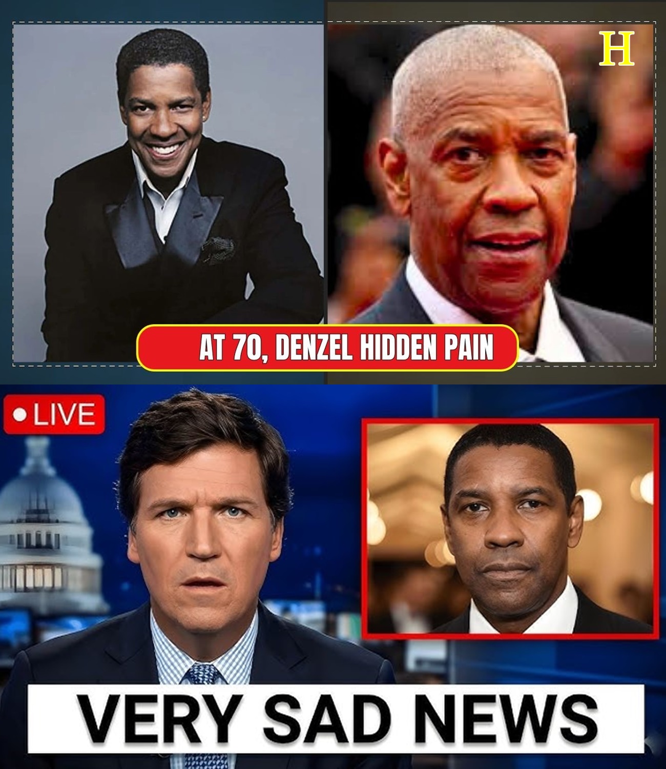 At 70, The Hidden Suffering of Denzel Washington That Broke Everyone’s Heart