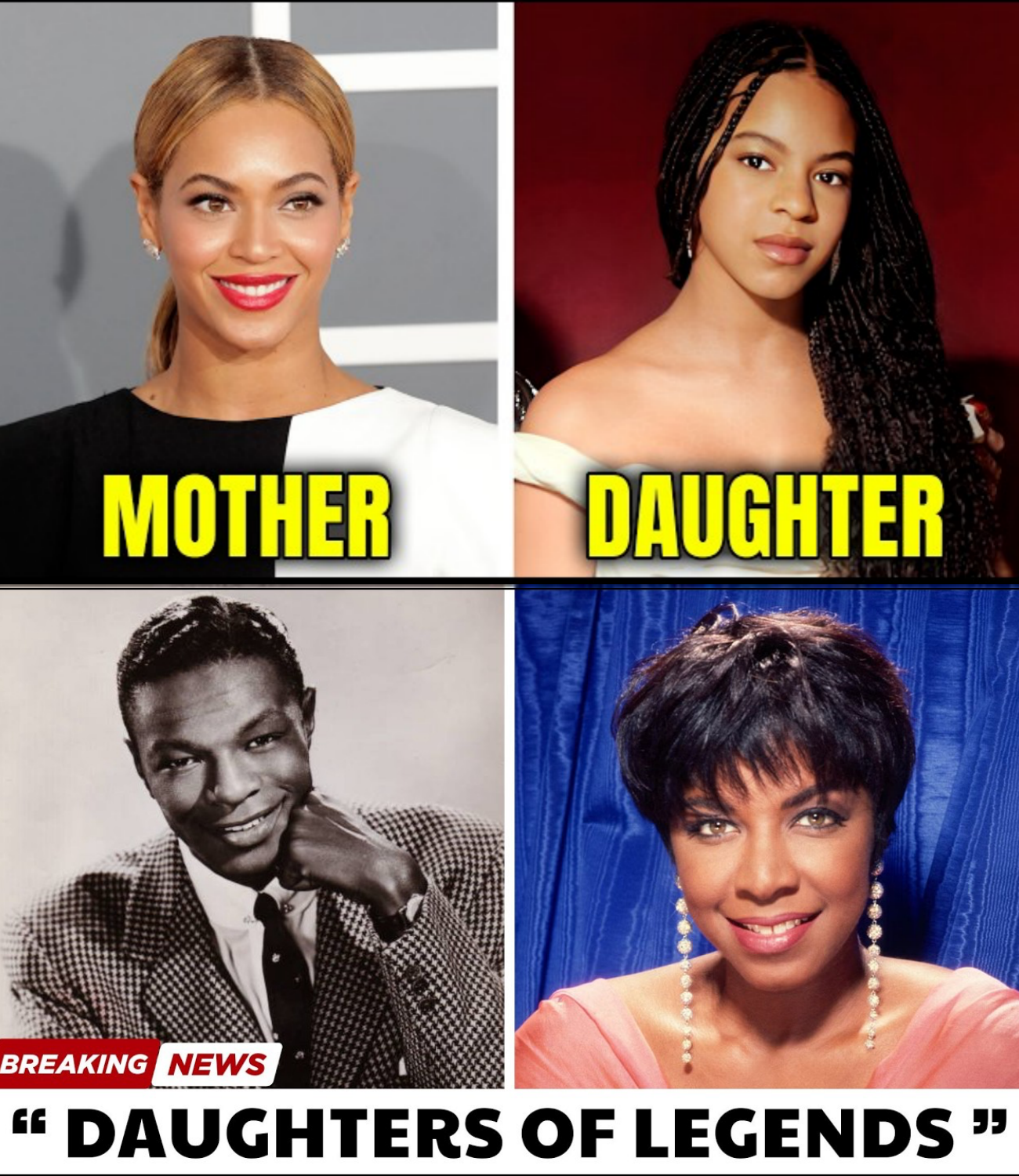 15 Daughters of Black Icons Who Embody Grace, Talent, and Timeless Influence