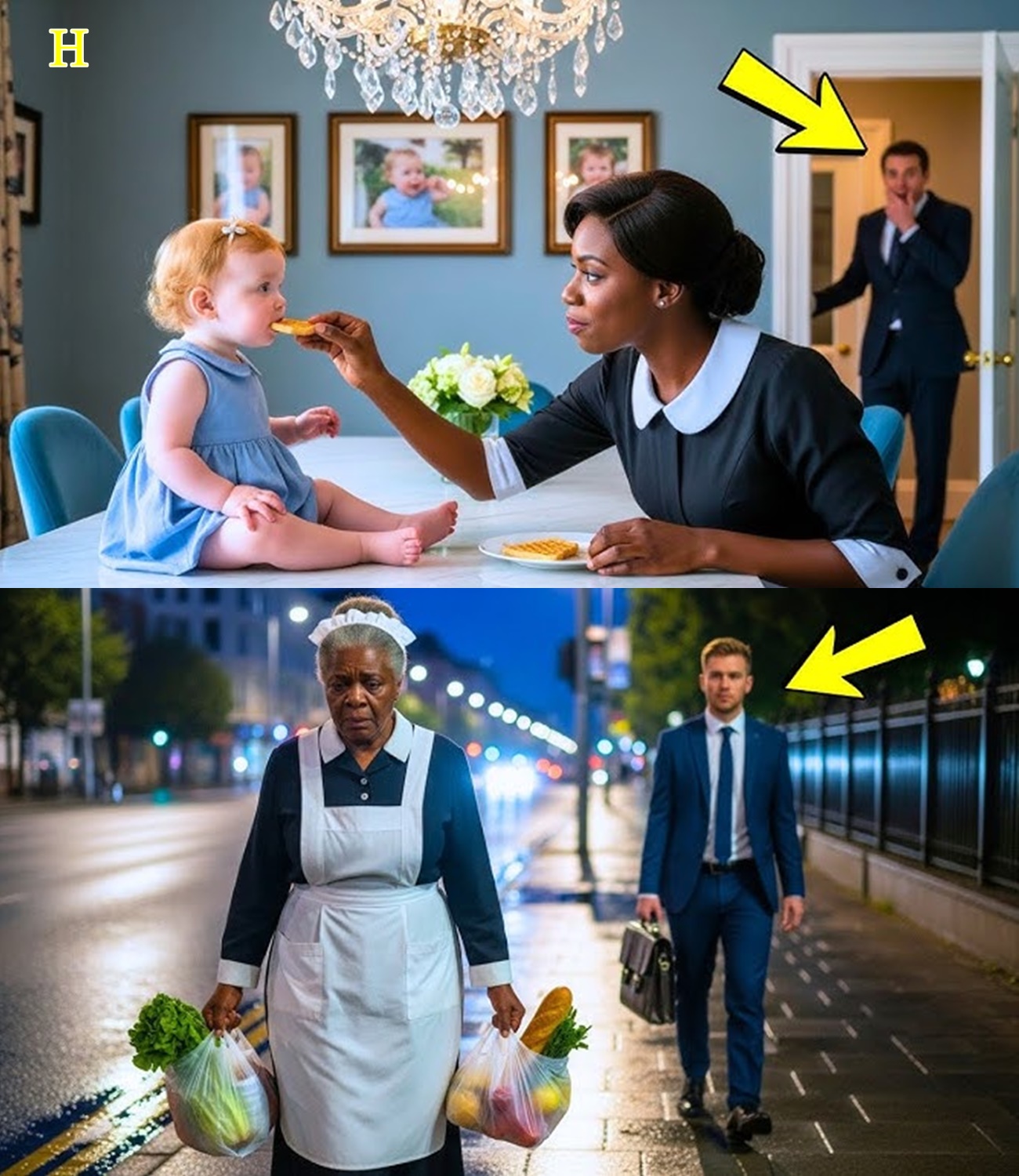 A Young Billionaire Secretly Followed His Old Maid One Evening and Learned a shocking Truth