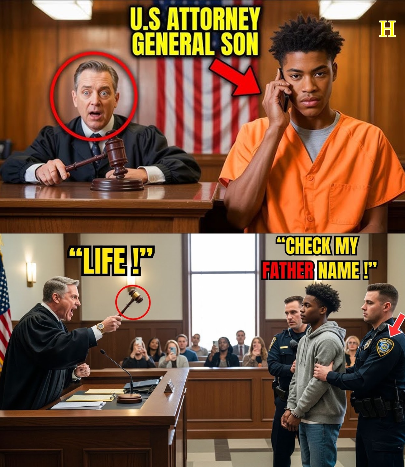 “Life.” — The Judge Says It… Then the Black Teen Calls His Dad: the U.S. Attorney General