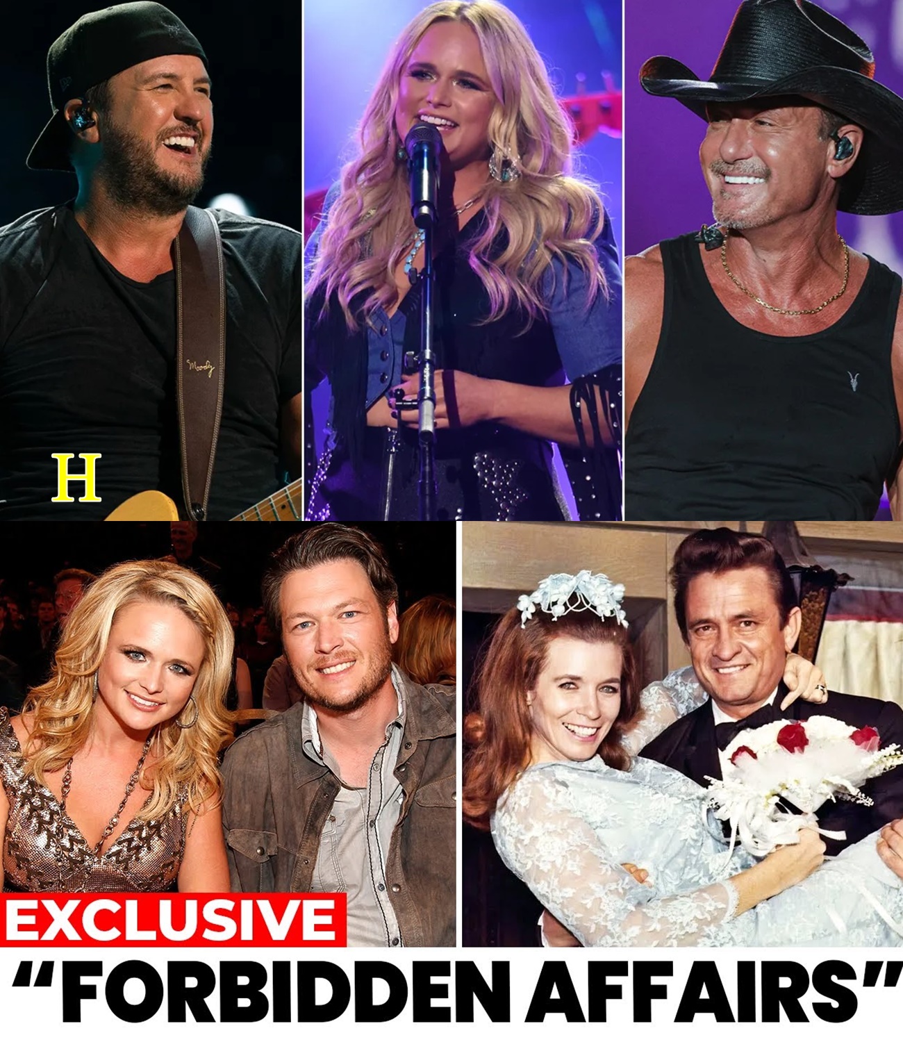 25 Country Stars With the Most Shocking Secret Affairs