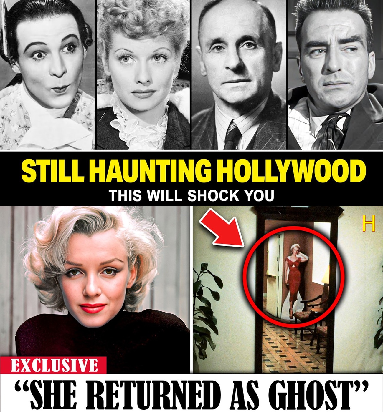 10 Golden Age Stars Rumored to Haunt Hollywood Even After Death