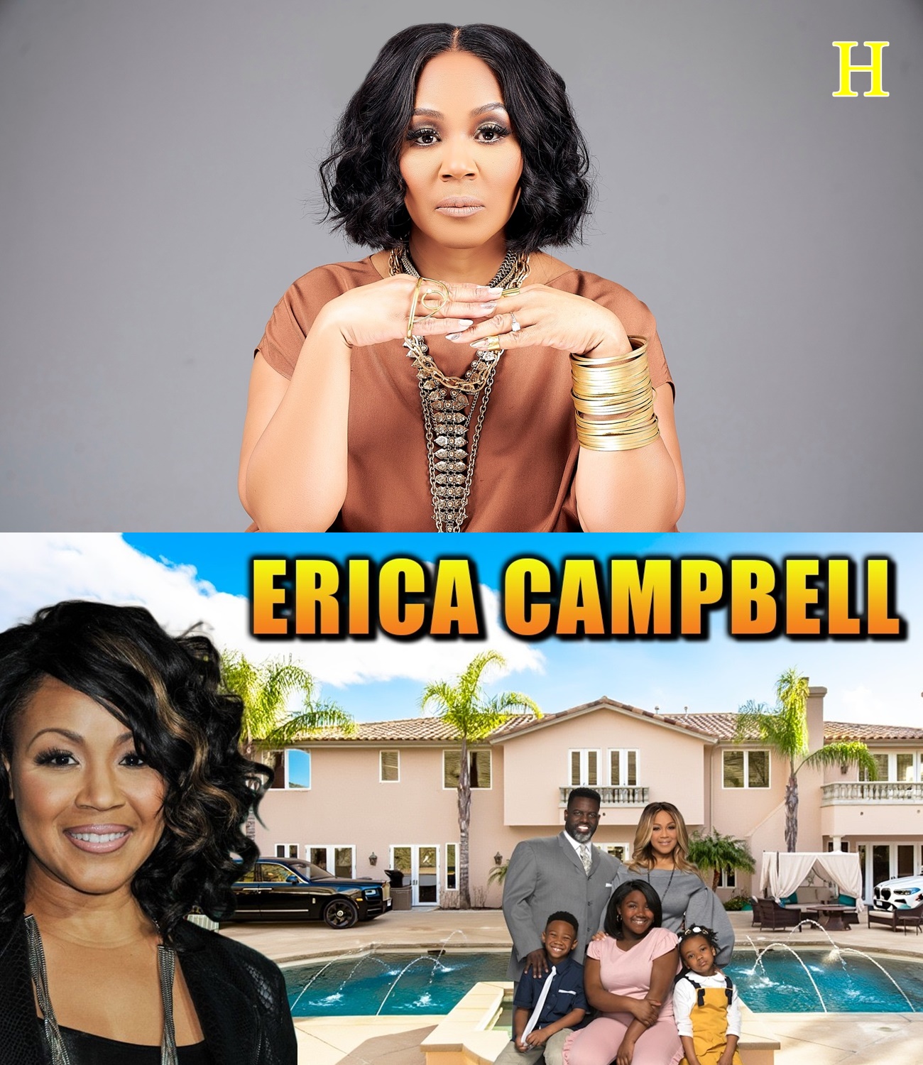 The Lifestyle of Erica Campbell 2026 ★ House Tour, 3 Children, Husband, Cars, Net Worth