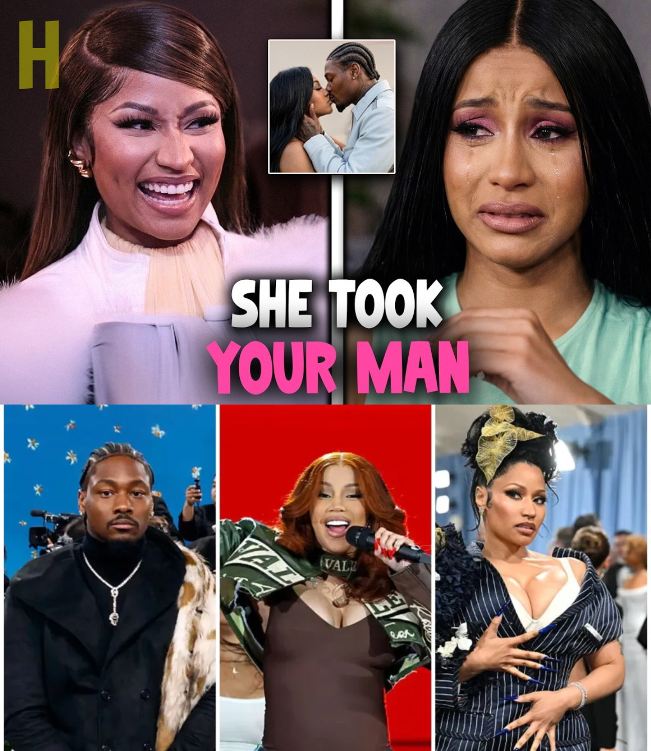 Nicki Minaj RESPONDS After Cardi B Trends With Stefon Diggs & Yung Miami Drama!