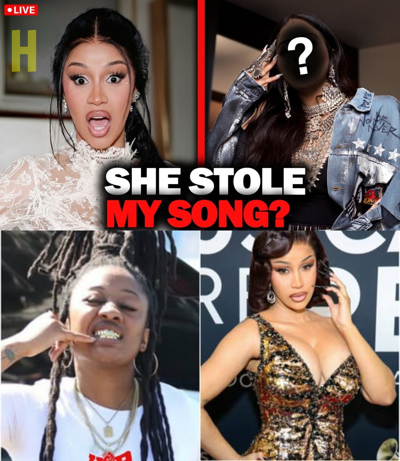Cardi B EXPOSED?! Female Rapper ACCUSES Her of STEALING Song