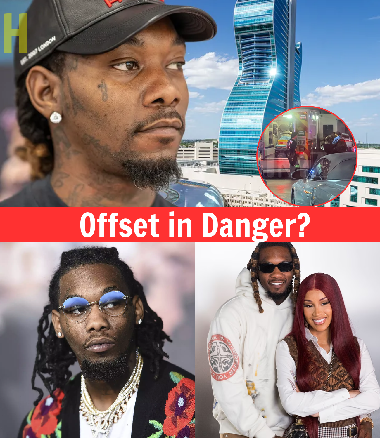 Offset AMBUSHED|Rushed 2 Hospital After Attempt On Life|Cardi Devastated (Here’s Everything We Know)