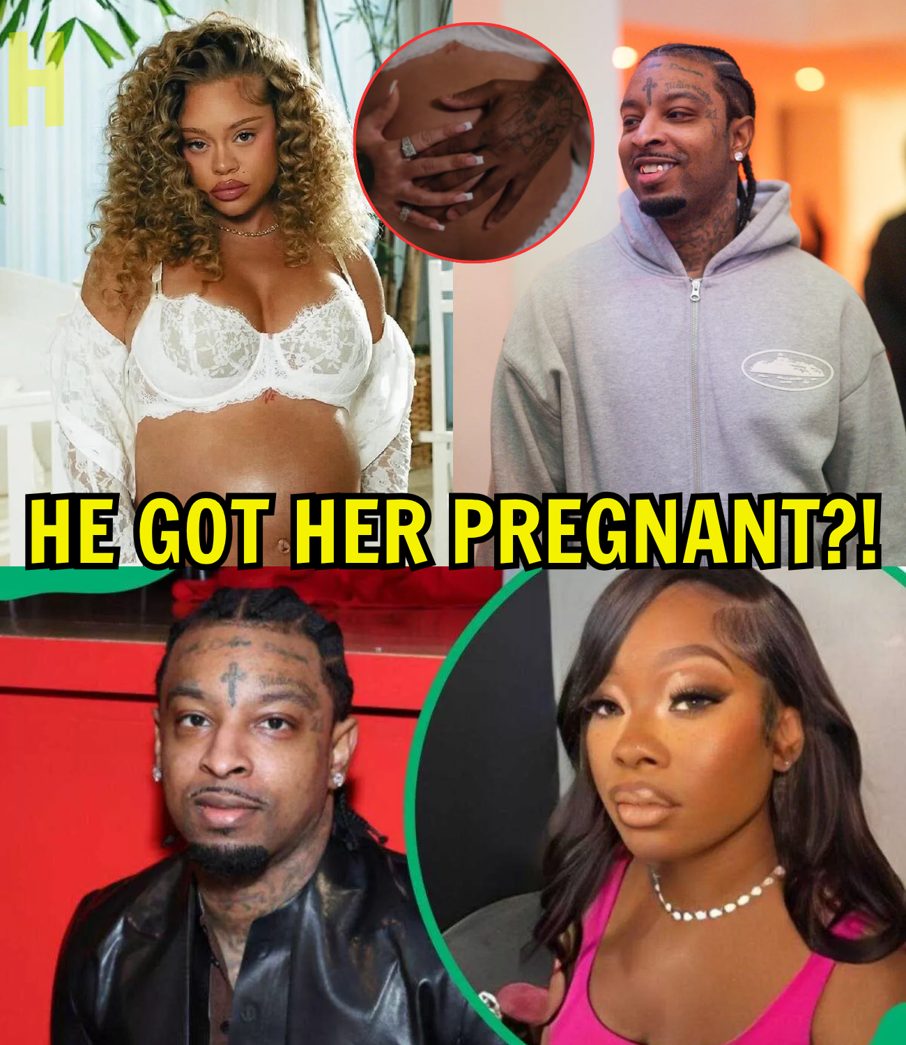 21 Savage’s Wife CONFRONTS Him After DNA Test Confirms He’s Latto’s Baby Daddy