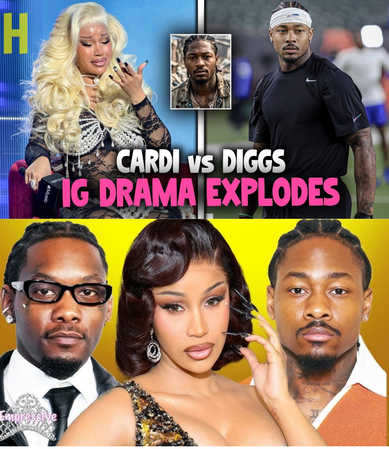 Cardi B SNAPS on Stefon Diggs Over IG Antics And His “No Job” Status