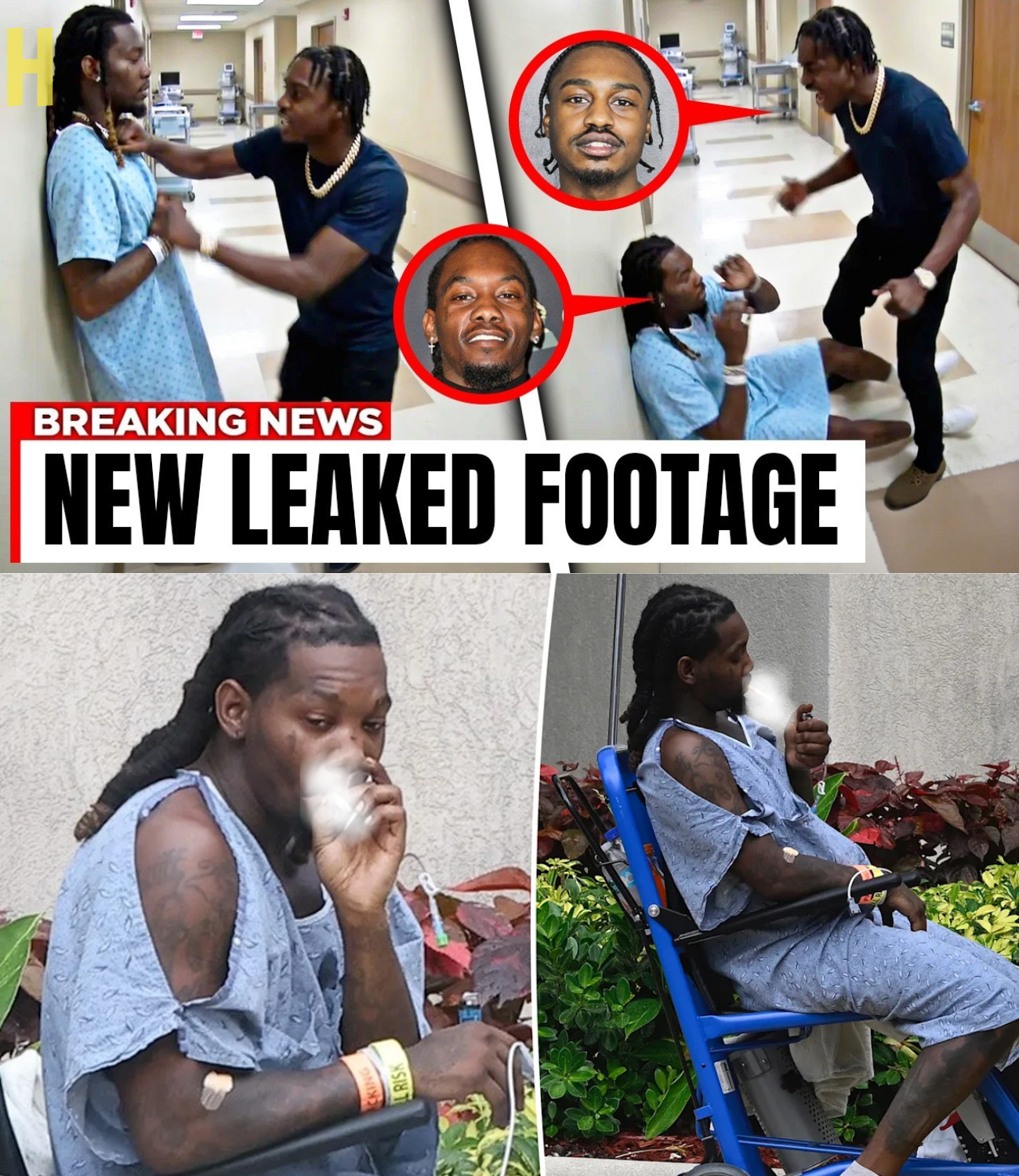New Heated Footage Between Lil Tjay & Offset Goes Viral