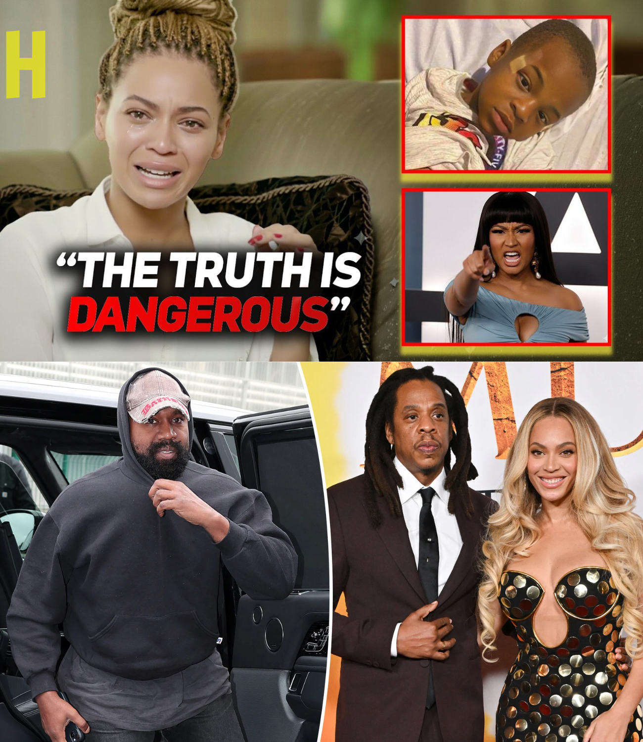 Beyonce Panics After Nicki Minaj Confirms Sir Carter Brain Issue