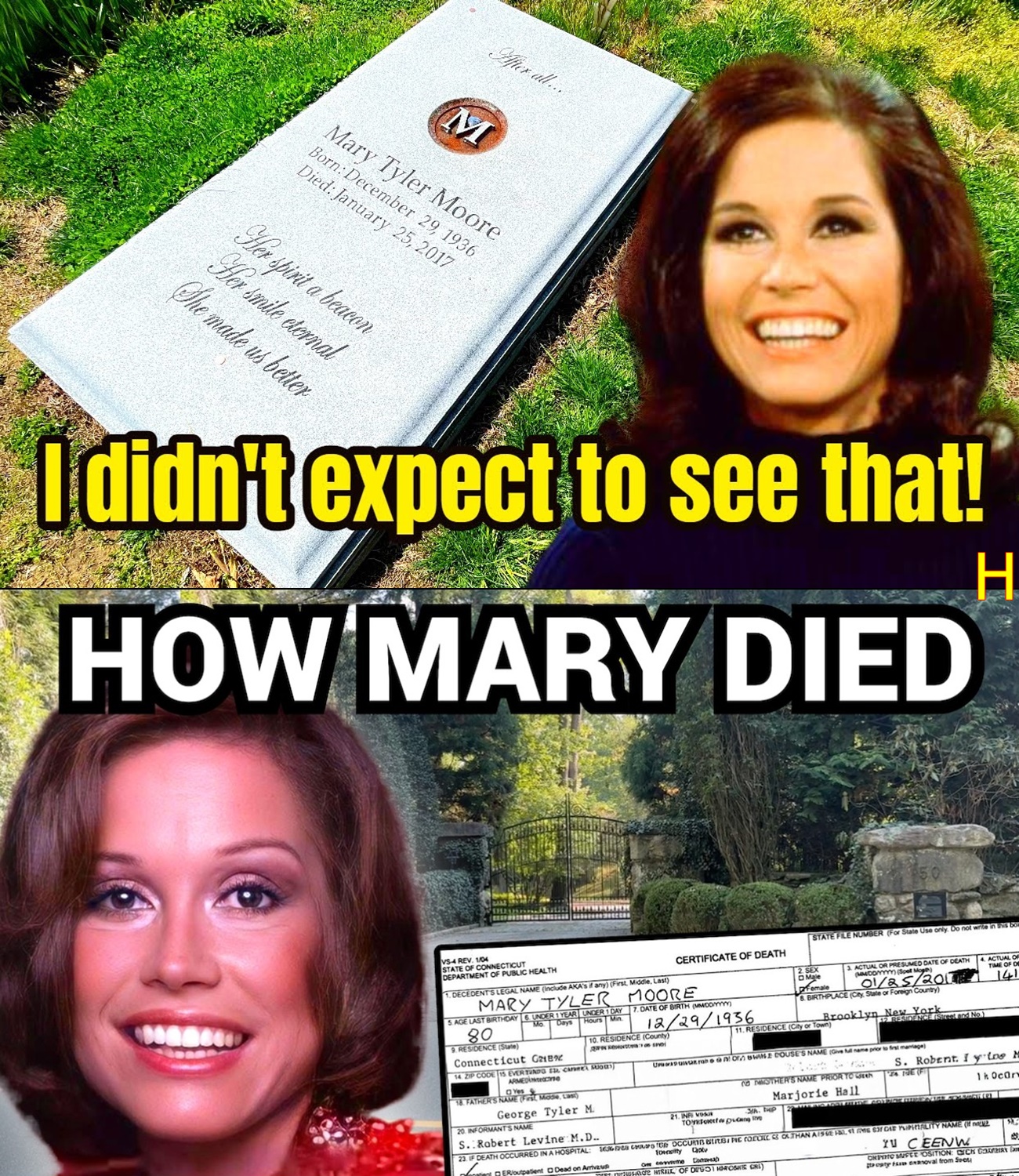 Mary Tyler Moore’s Gravesite & The Tragic Details of Her Final Days