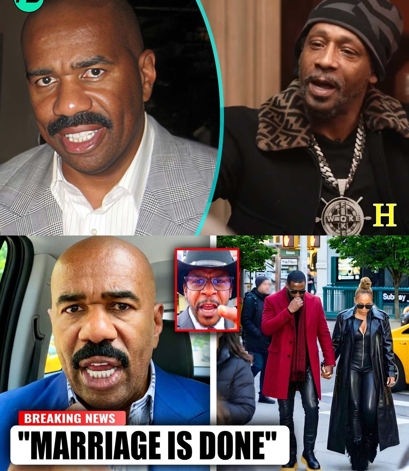Steve Harvey Furious After Katt Williams Exposes Marjorie’s Secret Lovers