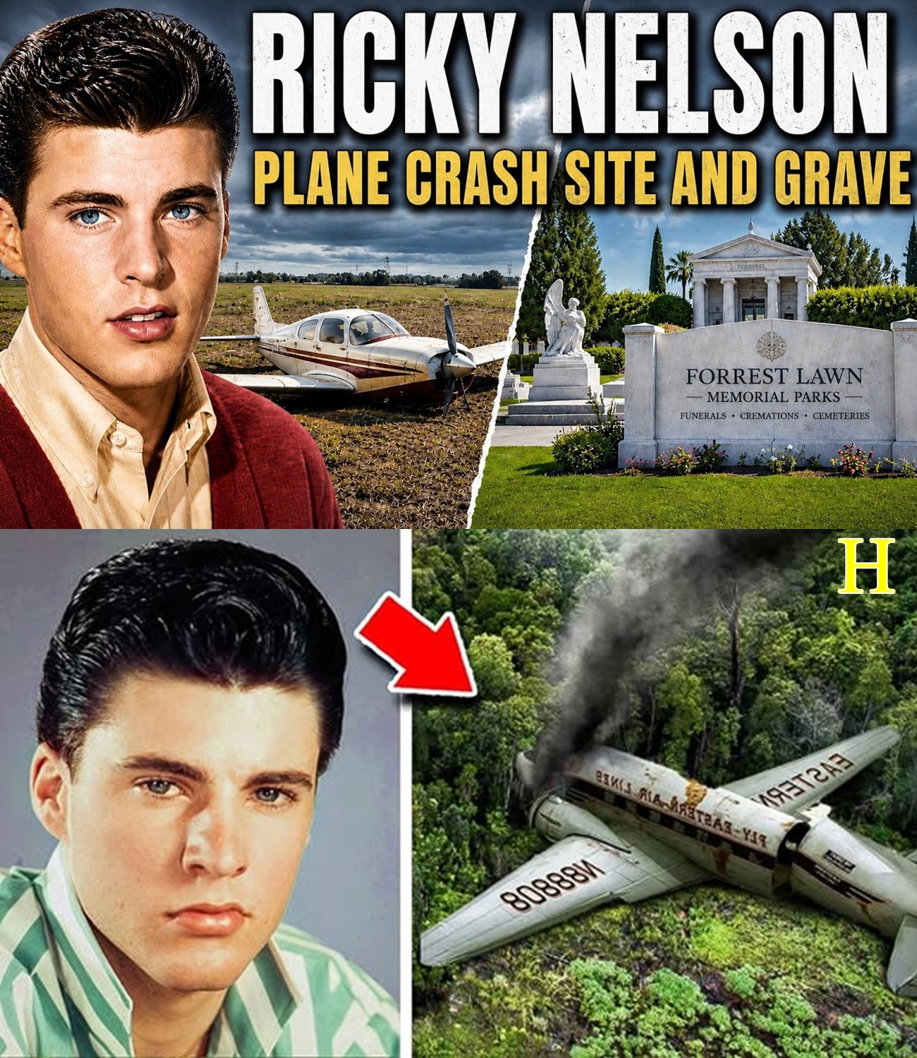 The Tragic Plane Crash of Ricky Nelson… And Where It All Ended