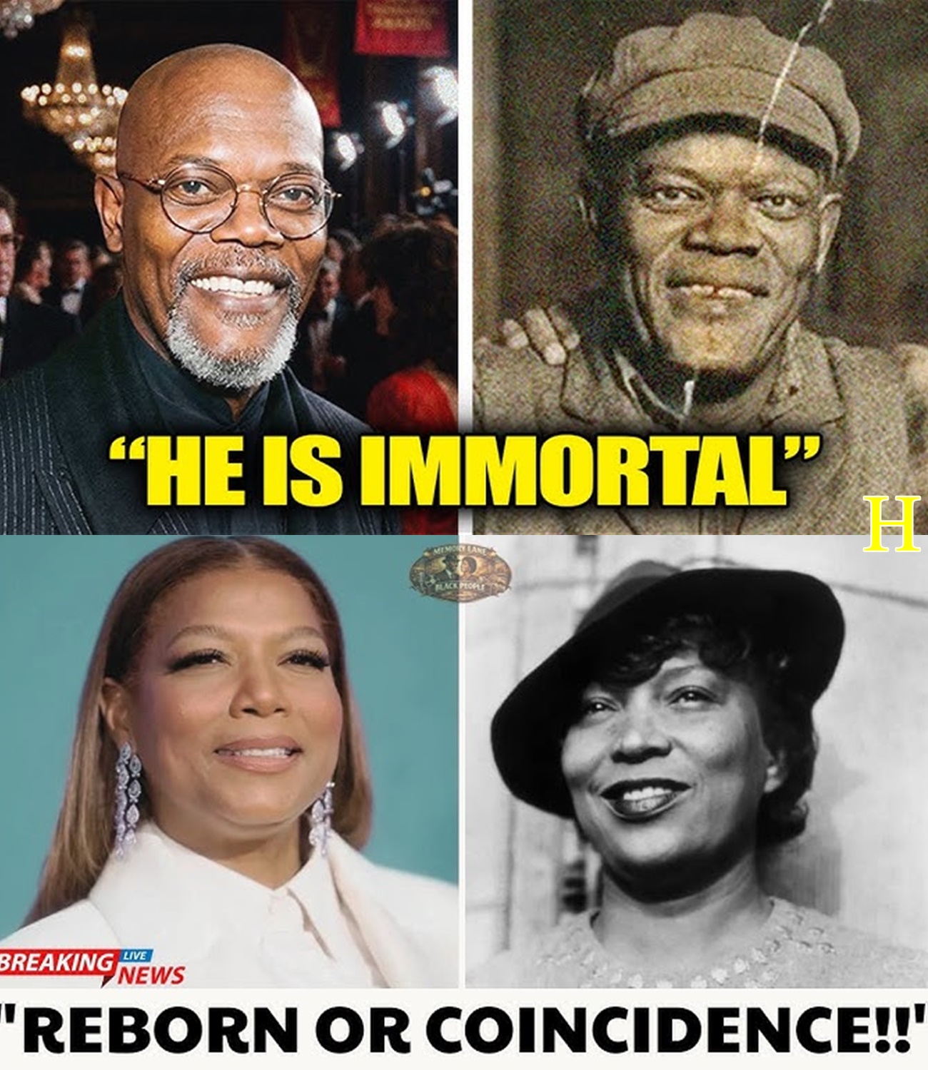 17 Black Celebrities Who Look Exactly Like People Who Died Centuries Ago, Reincarnation Evidence!