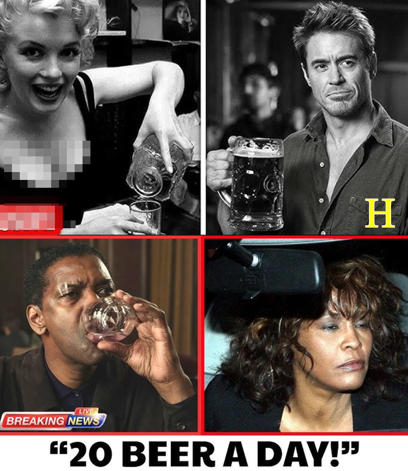 20 Worst BLACK Alcoholcs in Hollywood History