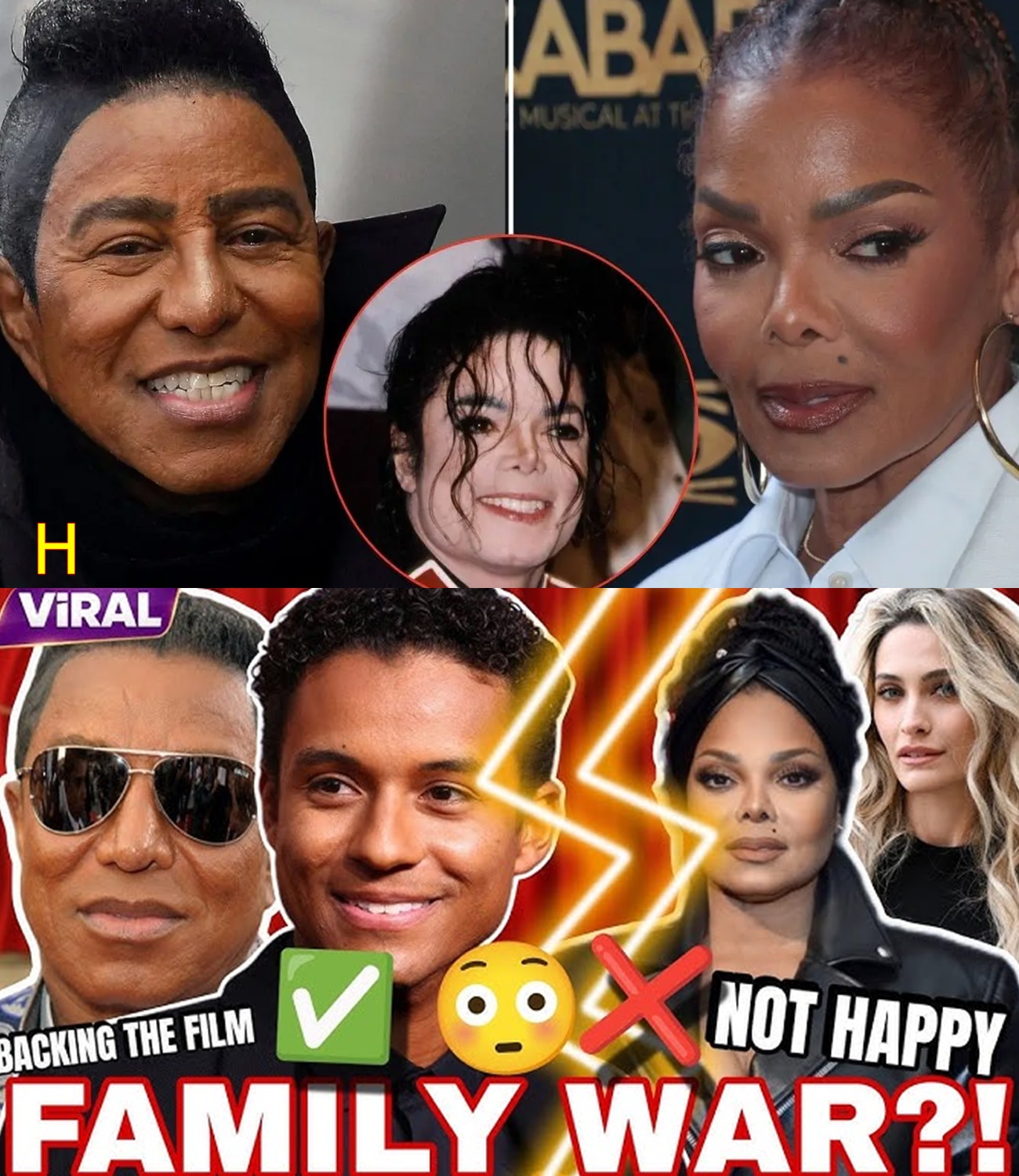 Jackson Family Drama Erupts Over Michael Jackson Biopic | Janet, Jermaine & Paris React (VIRAL)