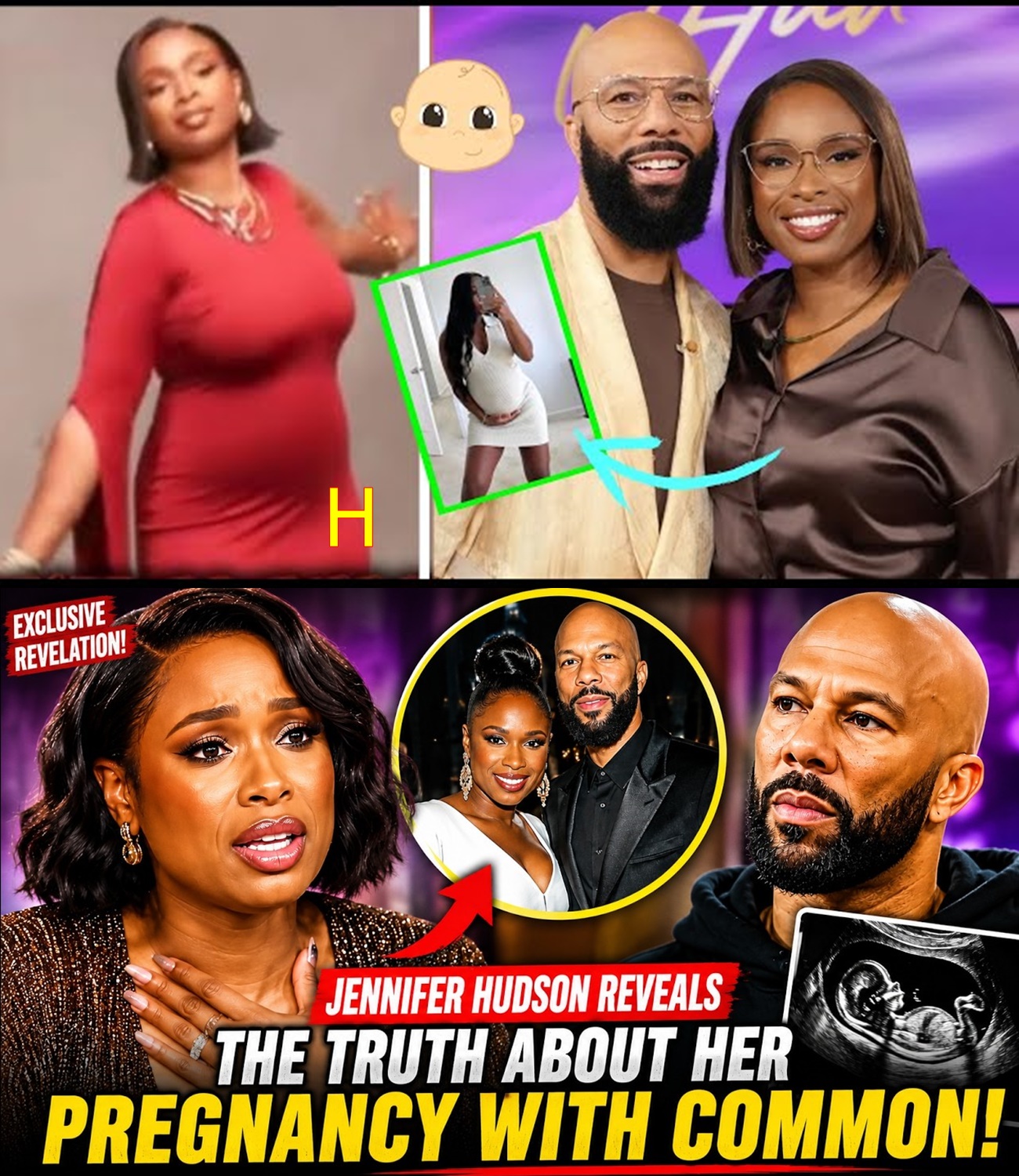 Jennifer Hudson FINALLY Addresses Pregnancy Rumors With Common